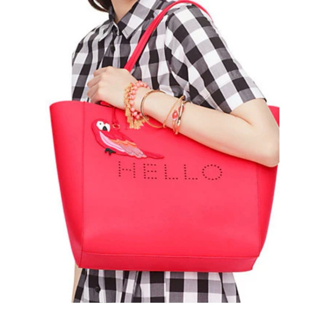 Kate Spade New York FLIGHTS OF FANCY HELLO HALLIE TOTE